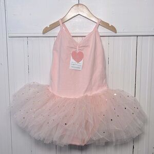 BOUTIQUE NWT Girla Pink Tulle Ballet Dance Ballerina Leotard